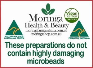 AUSTRALIAN Moringa SOAP 1 X 100G - Moringa seed oil & ground leaf prep.