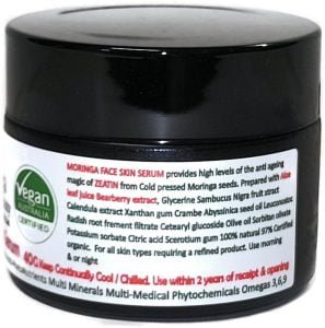 AUSTRALIAN Moringa FACIAL SERUM - Anti-Oxidant intensive 40G in NEW JAR