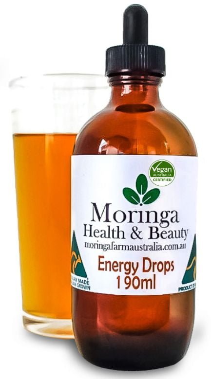 AUSTRALIAN Moringa EXTRACTED Nutrients for ENERGY & NUTRIENT Drinks 190ml