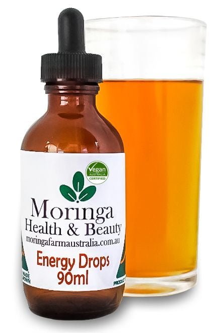 AUSTRALIAN Moringa EXTRACTED Nutrients for ENERGY & NUTRIENT Drinks 90ml