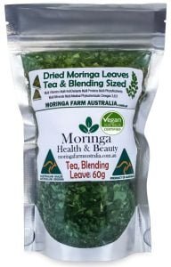 AUSTRALIAN Moringa DRIED LEAVES 60G -As Tea or for Blending - Made To Order