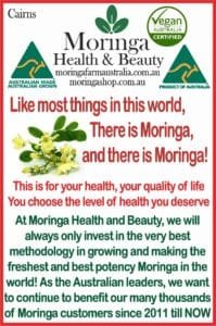 AUSTRALIAN Moringa FACIAL SERUM - Anti-Oxidant intensive 40G in NEW JAR