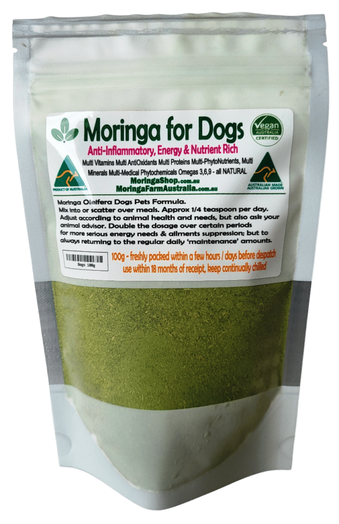 AUSTRALIAN Moringa DOGS & Animal Pets 100G -Anti-Inflammatory, Nutrients