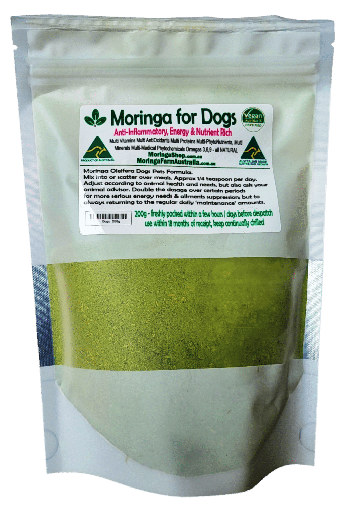 AUSTRALIAN Moringa DOGS & Animal Pets 200G - Anti-Inflammatory, Nutrients