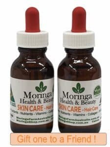 AUSTRALIAN Moringa SKIN CARE Hair Care 40ml X2 Gift for Friend - Pure Moringa seed oil